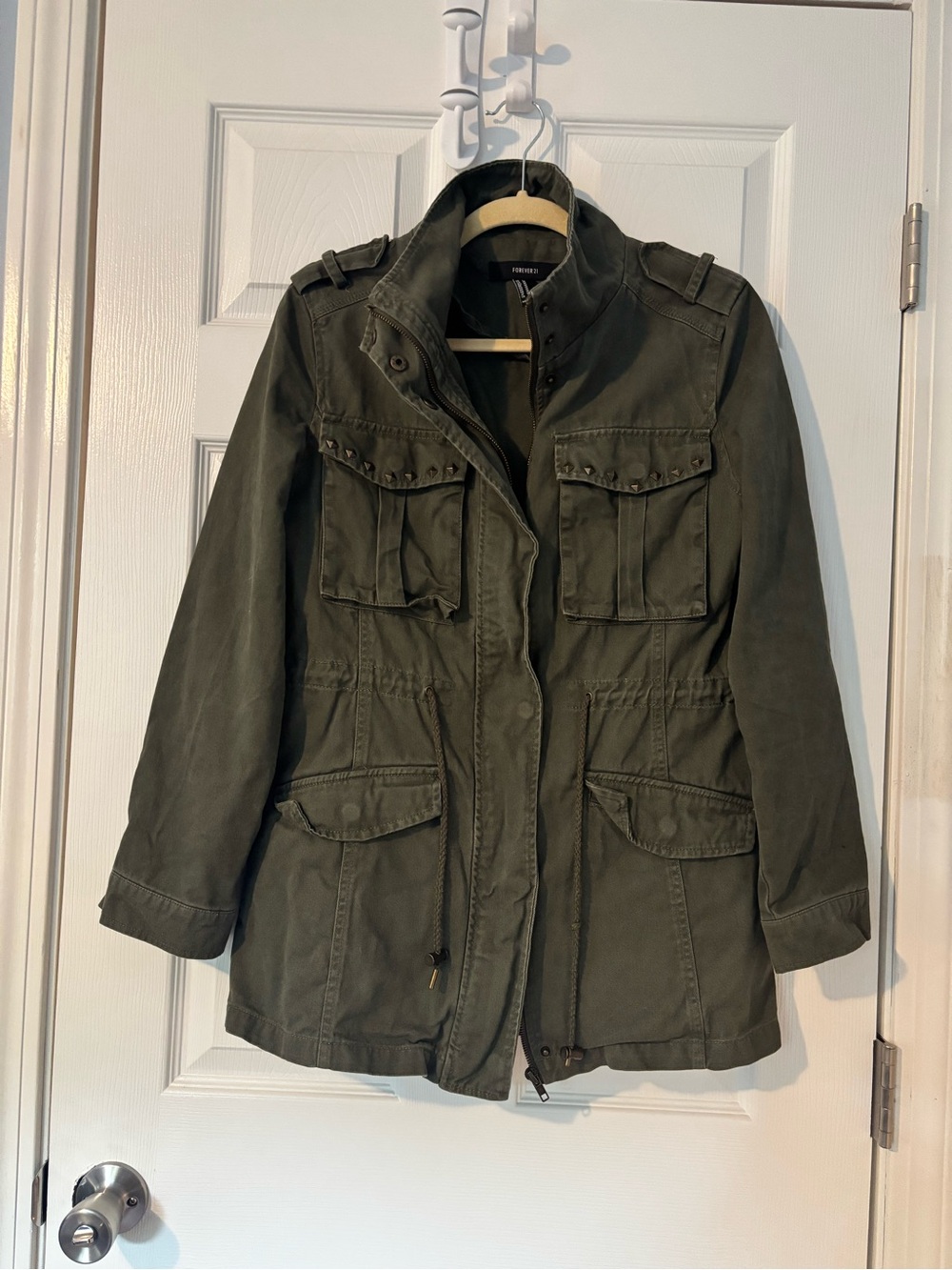 Forever 21 Olive Green Utility Jacket